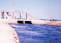 Earthwork and lining of Sadiq Feeder and Lower Sadiq branch canals, at Rahimyar Khan